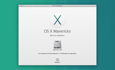 4/6: Ein Neustart ist erforderlich.