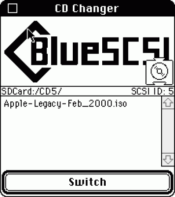 6|7: BlueSCSI CD Changer.