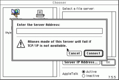 6|9: Jetzt zum Verbinden &uuml;ber IP zu klicken.