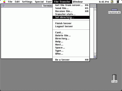 4|7: Better define the transfer directory...