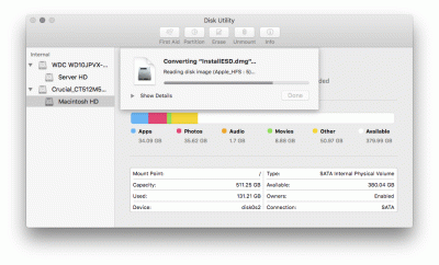 1|2: Convert disk image.